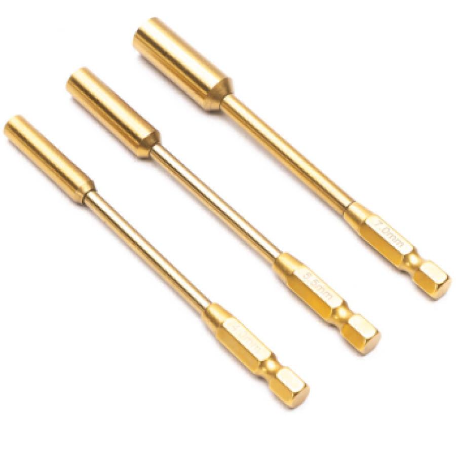 FASTRAX NUT BIT SET 4.0/5.5/7.0MM FOR ELECTRIC SCREWDRIVER