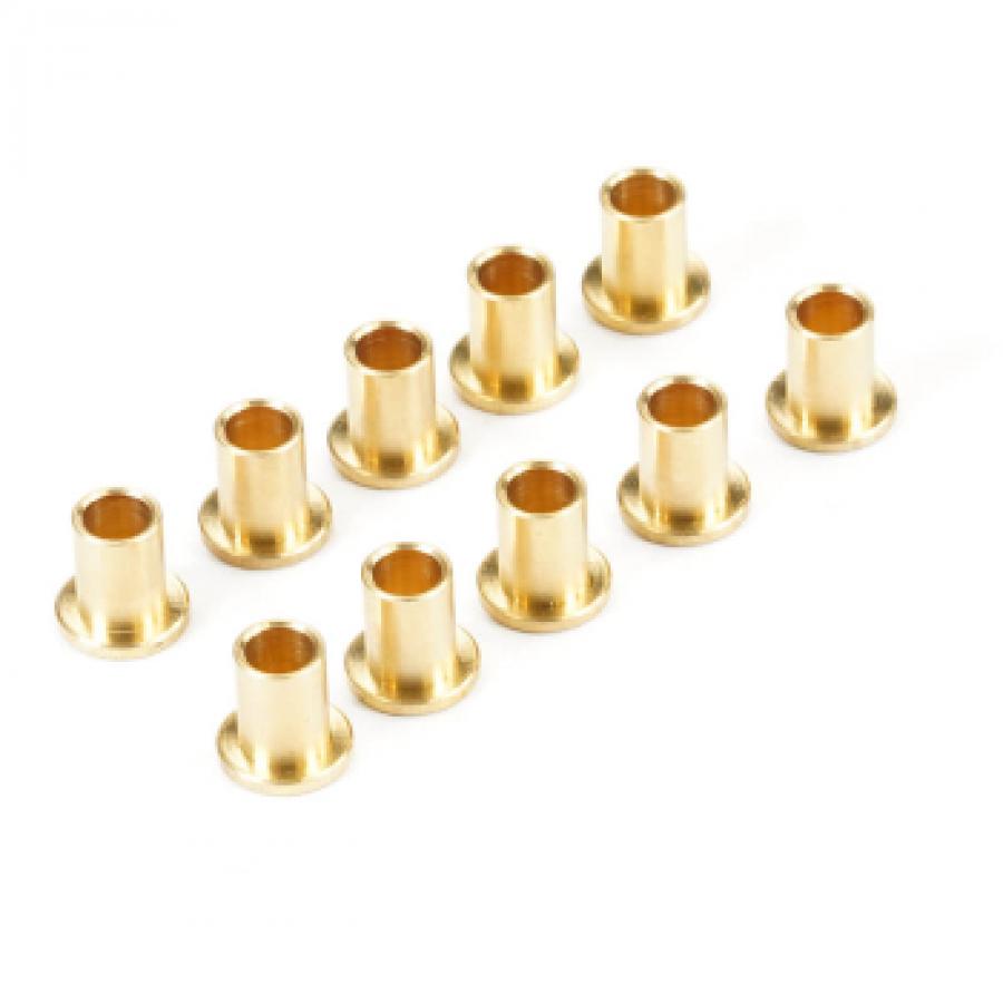 FASTRAX TAMIYA TT02 SHOCKS BRASS COLLAR SET (10PC)