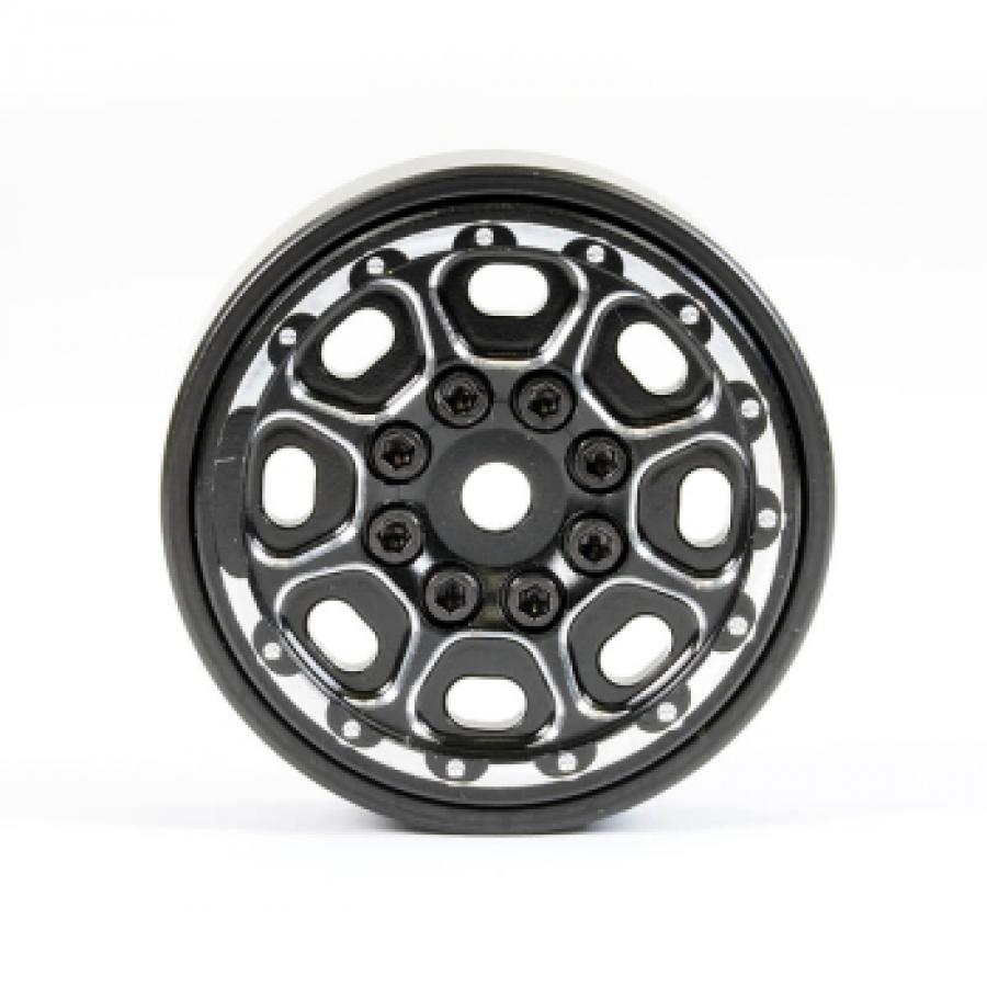 FASTRAX TRX-4M CNC BEADLOCK WHEELS (4) - BLACK