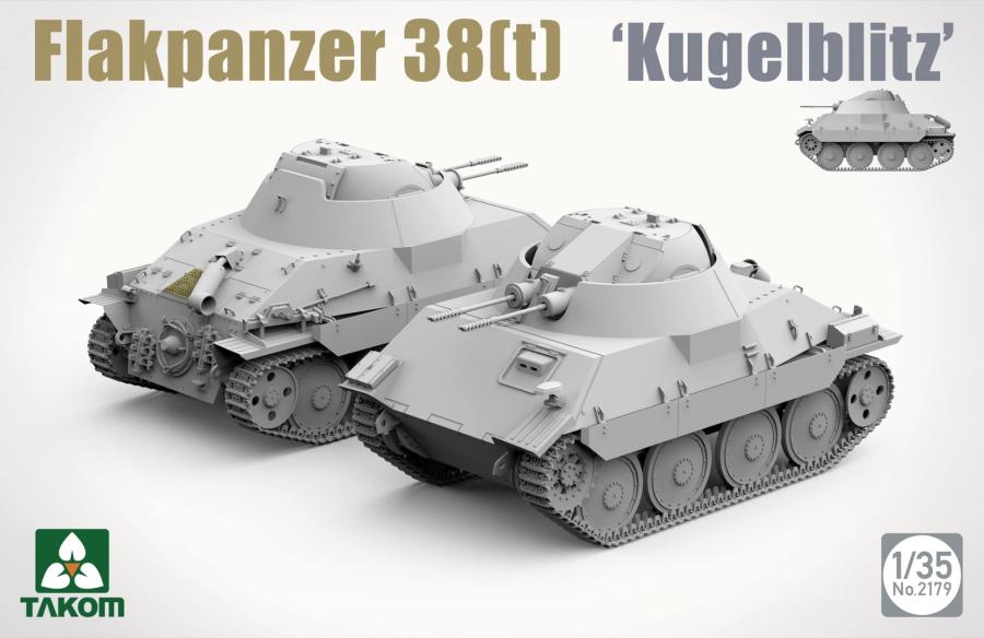 Takom 1/35 Flakpanzer 38(t) "Kugelblitz"