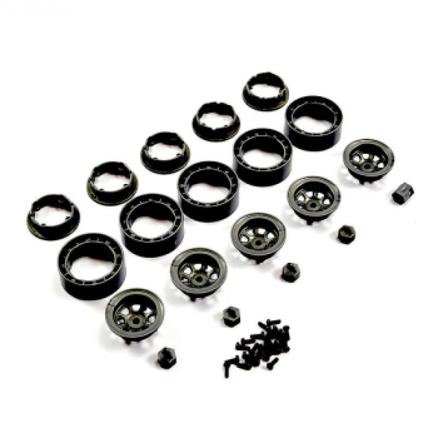 FTX MINI OUTBACK 2.0 BEAD LOCK WHEEL SET (5) FTX9307BK