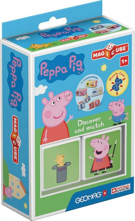 Geomag Magicube Peppa Pig Discover And Match
