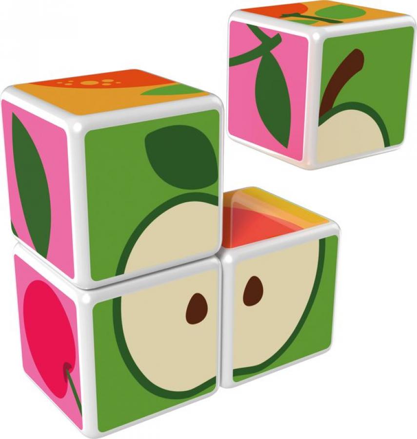 Geomag Magicube Printed Fruits + Cards 7 Pcs