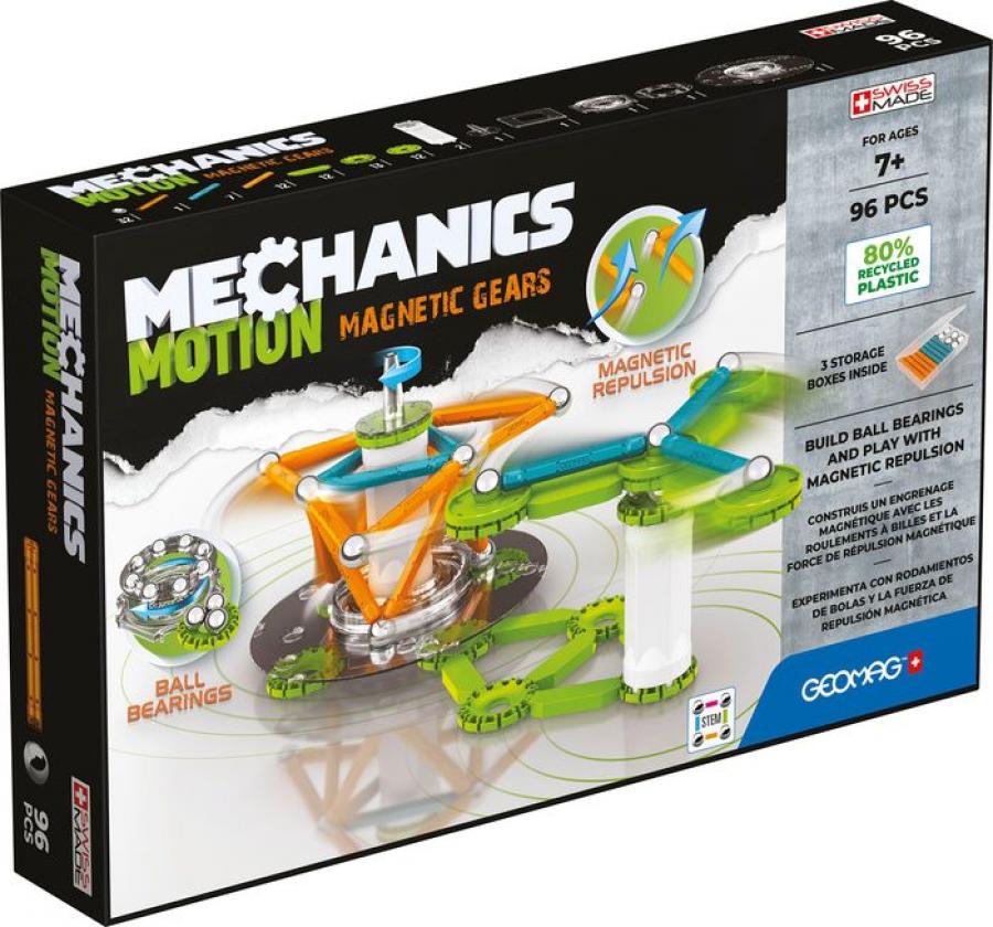 Geomag Mechanics Motion Re 2 Magnetic Gears 96 Pcs