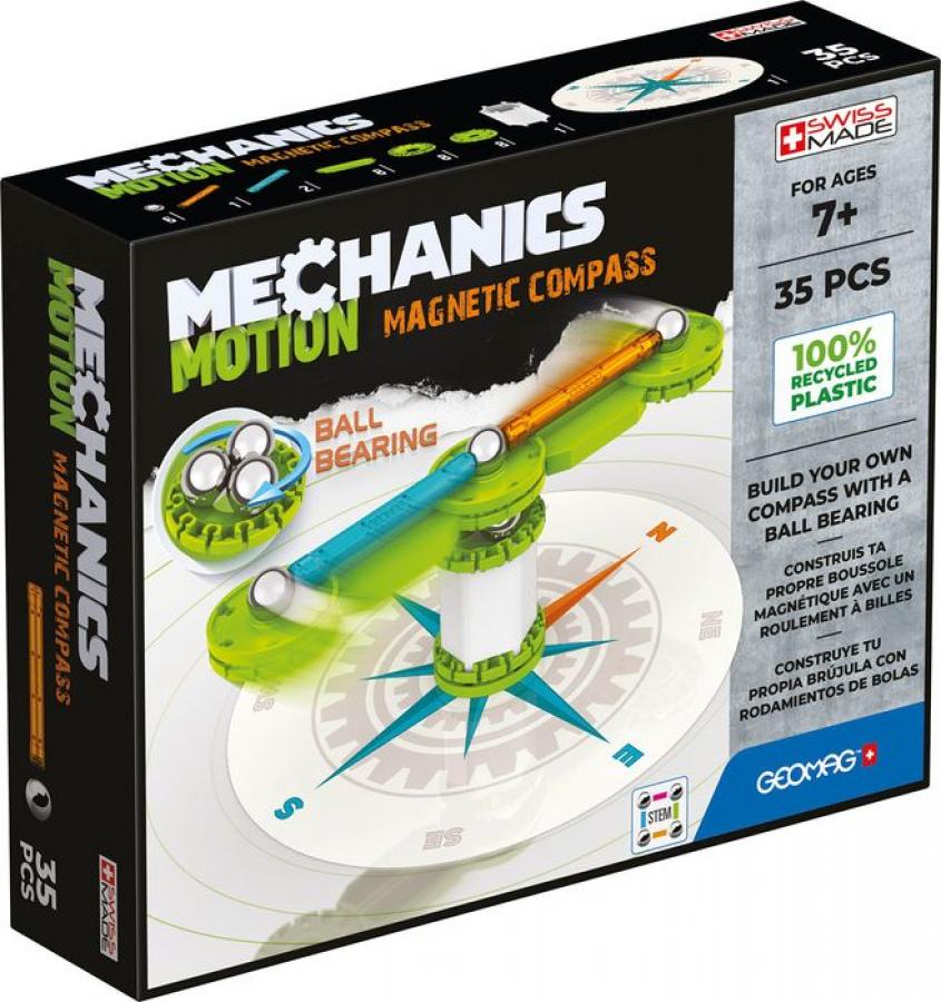 Geomag Mechanics Motion Recycled Compass 35 Pcs