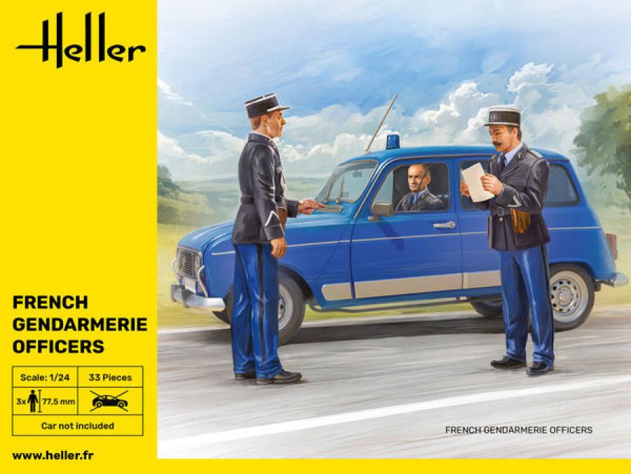 Heller 1/24 French Police Officers set