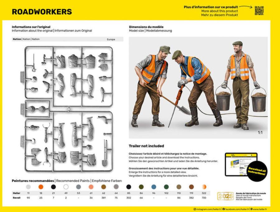 Heller 1/24 Road Workers