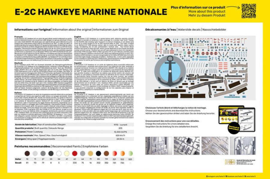 Heller 1/72 E-2C Hawkeye Marine Nationale