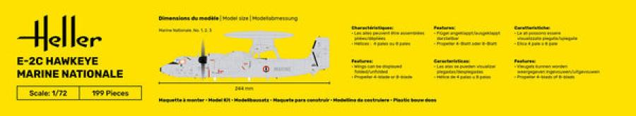 Heller 1/72 E-2C Hawkeye Marine Nationale