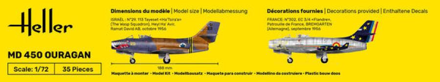 Heller 1/72 MD450 OURAGAN