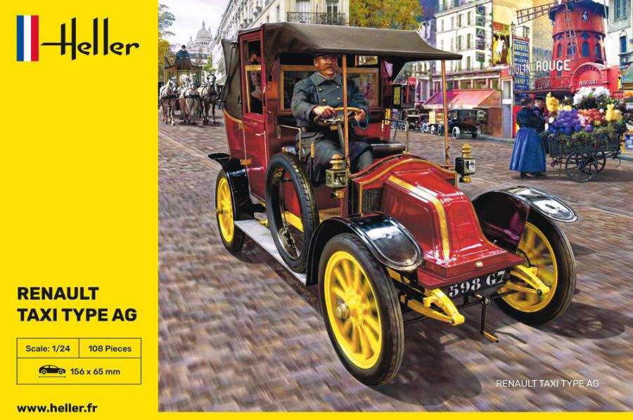 Heller 1/24 Renault Taxi Type AG