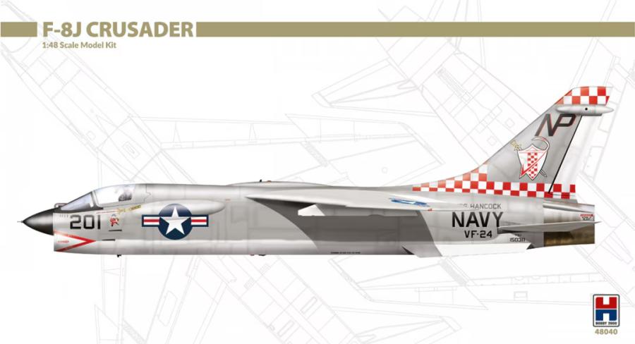 Hobby2000 1/48 F-8J Crusader