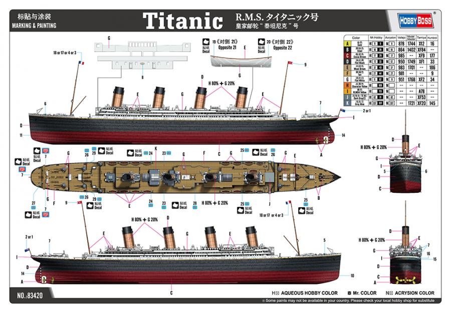 Hobby Boss 1/700 Titanic