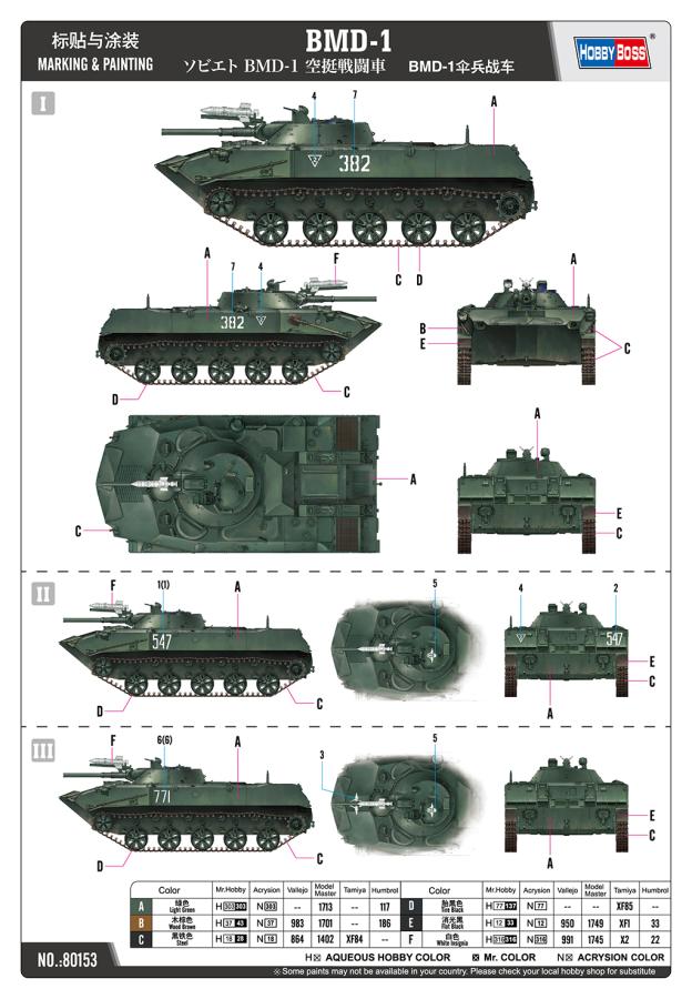Hobbyboss 1/35 BMD-1