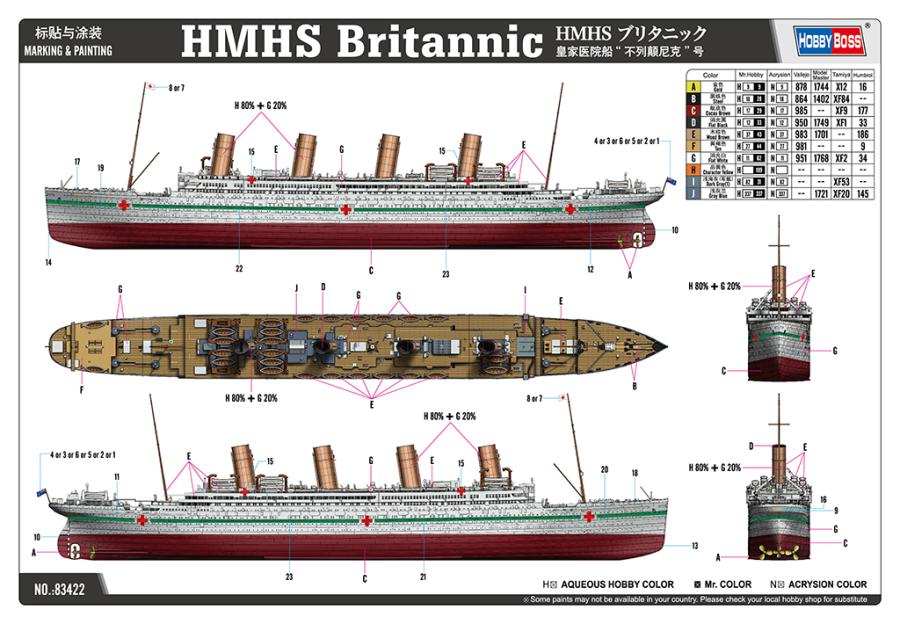 Hobbyboss 1/700 HMHS Britannic