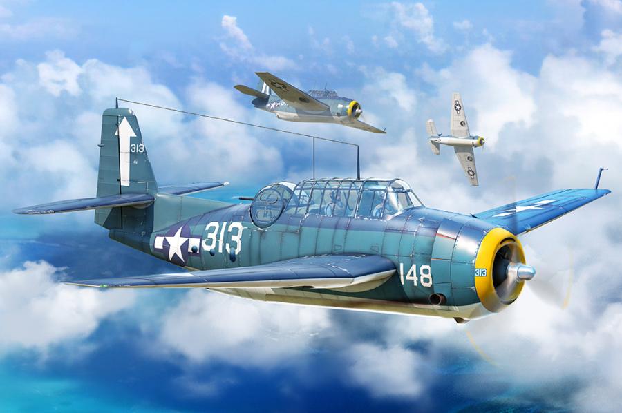 Hobbyboss 1/72 TBM-3 Avenger