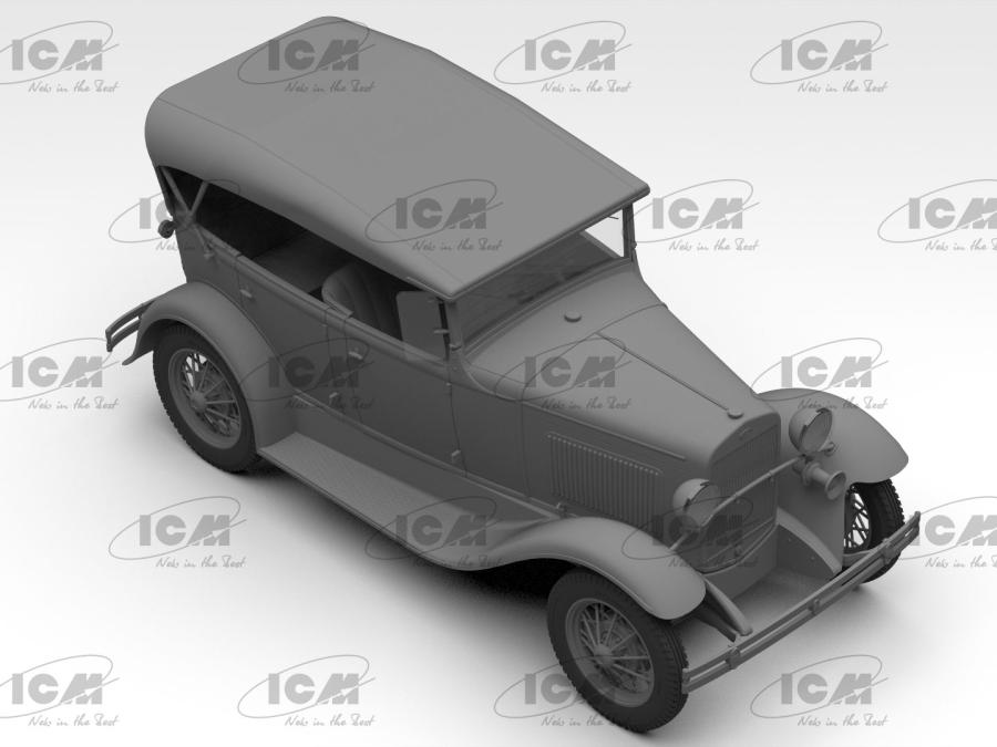 ICM 1/24 GAZ-A in German Service