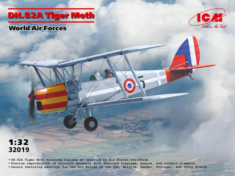 ICM 1/32 DH.82A Tiger Moth