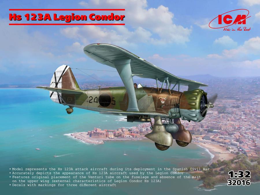 ICM 1/32 Hs 123A-1 Legion Condor