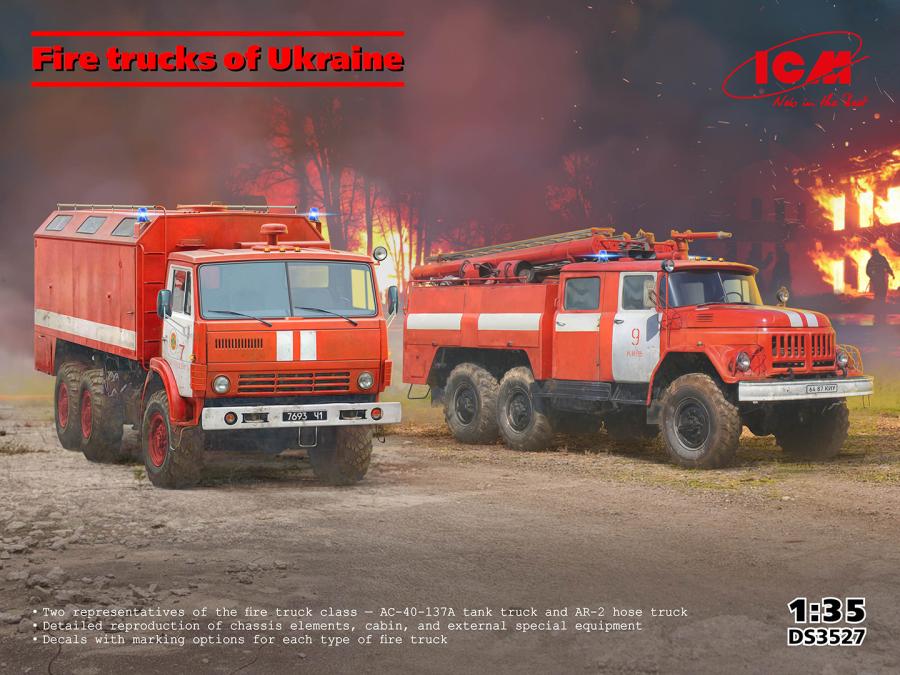 ICM 1/35 Fire trucks of Ukraine