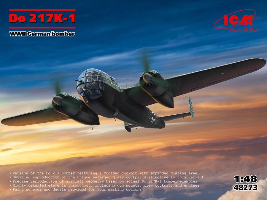 ICM 1/48 Do 217K-1, WWII German bomber