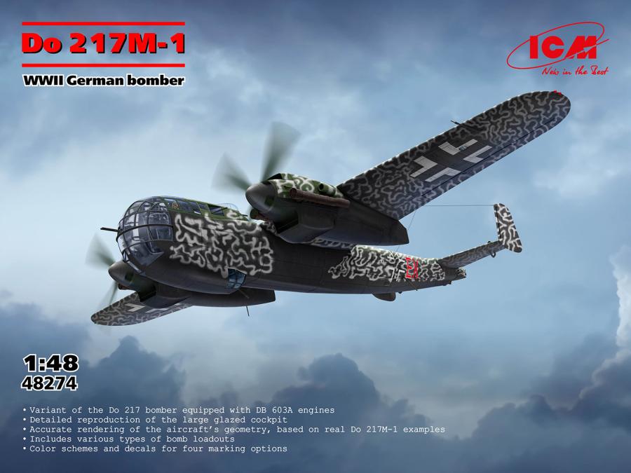 ICM 1/48 Do 217M-1, WWII German bomber