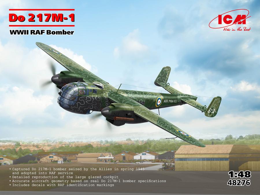 ICM 1/48 Do 217M-1, WWII RAF Bomber