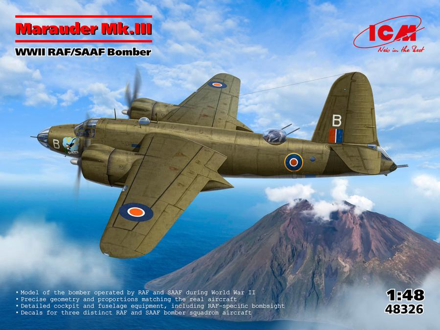 ICM 1/48 Marauder Mk.III, WWII RAF/SAAF Bomber