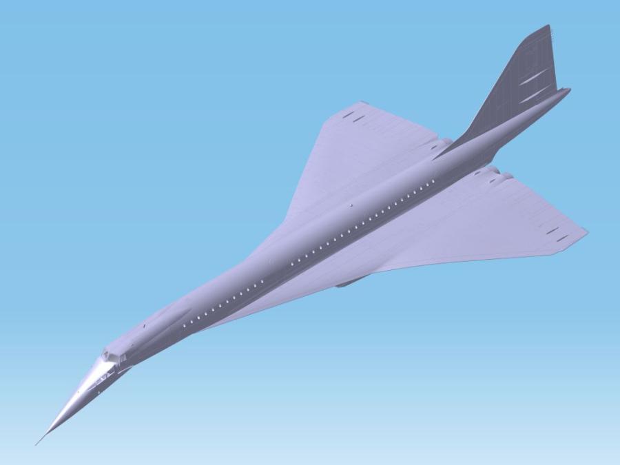 ICM 1:144 Tupolev-144, Supersonic Aircraft