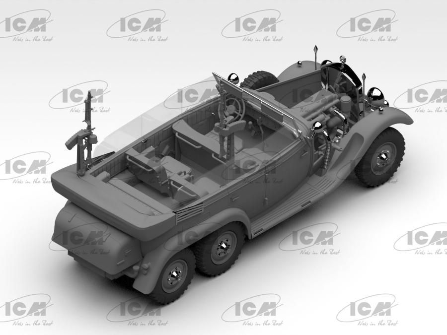 ICM 1/24 Type G4 with MG 34 and German Staff Personnel