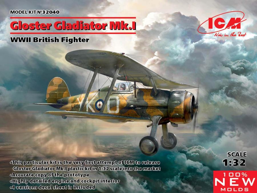 ICM 1:32 Gloster Gladiator Mk.I