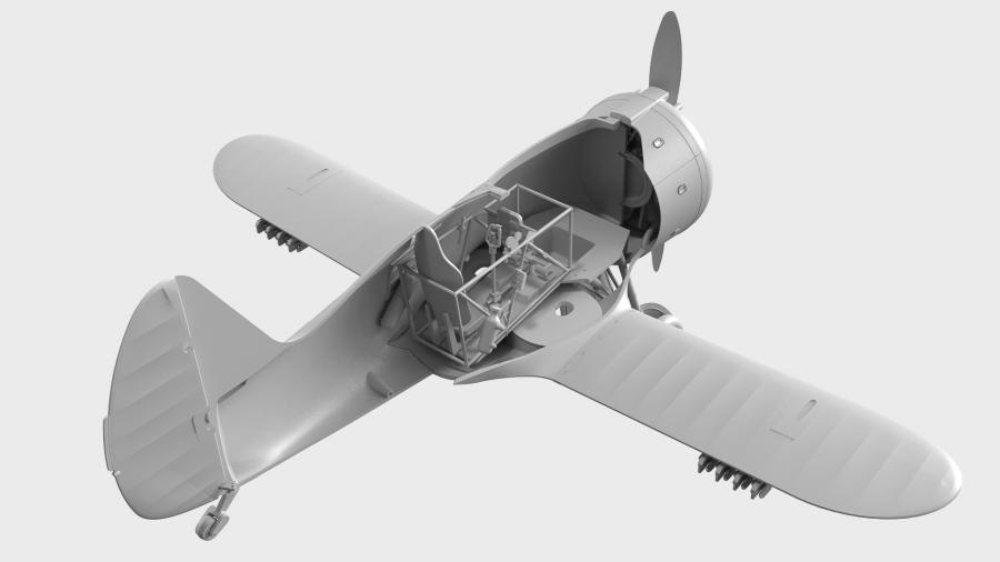 ICM 1:32 I-153 with Soviet Pilots ('39-'42)