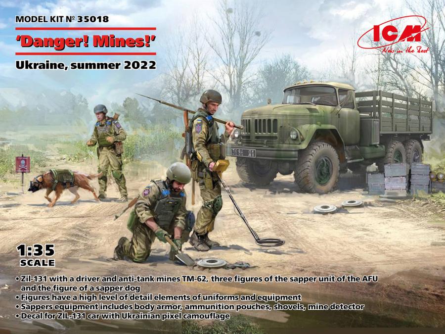 ICM 1/35 "Danger! Mines!" Ukraine, summer 2022