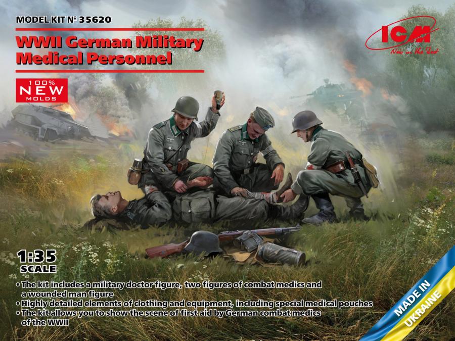 ICM 1/35 WWII German Medical Personnel