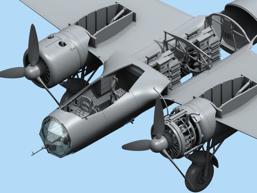 ICM 1:48 Do 17Z-2, WWII German Bomber