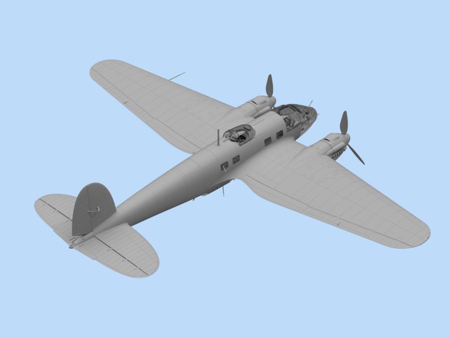 ICM 1:48 He 111H-6, WWII German Bomber