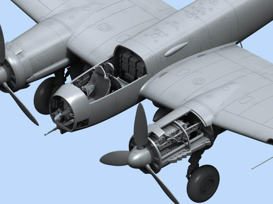 ICM 1:48 Ju 88A-14, WWII German Bomber