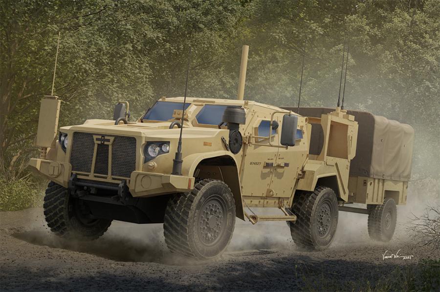 Ilovekit 1/35 M1280 LMTV /W M1101 Tactical Trailer (LTT)