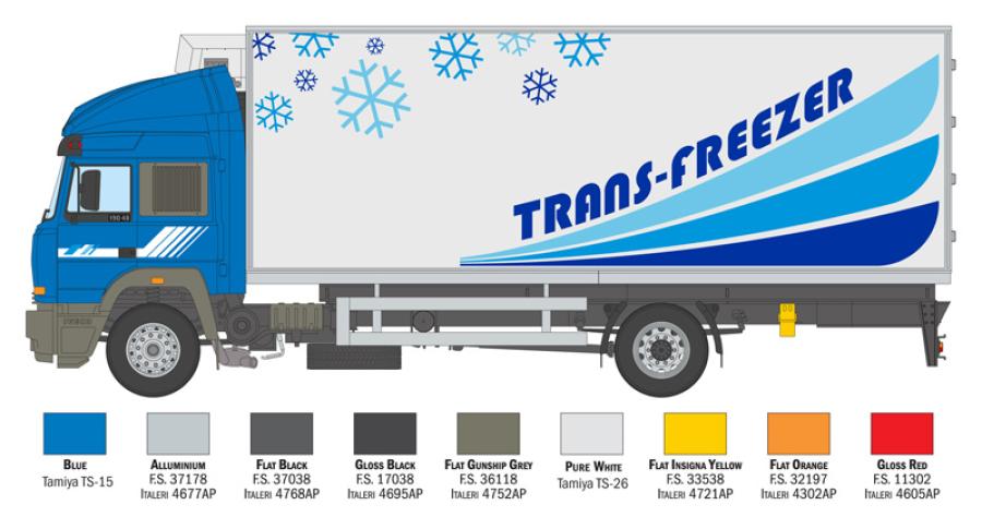 Italeri 1:24 Iveco Turbostar 198.48 Special Reefer Truck
