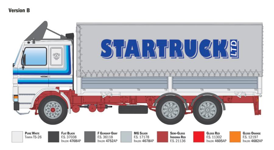 Italeri 1:24 Scania 142H 6x2 Canvas