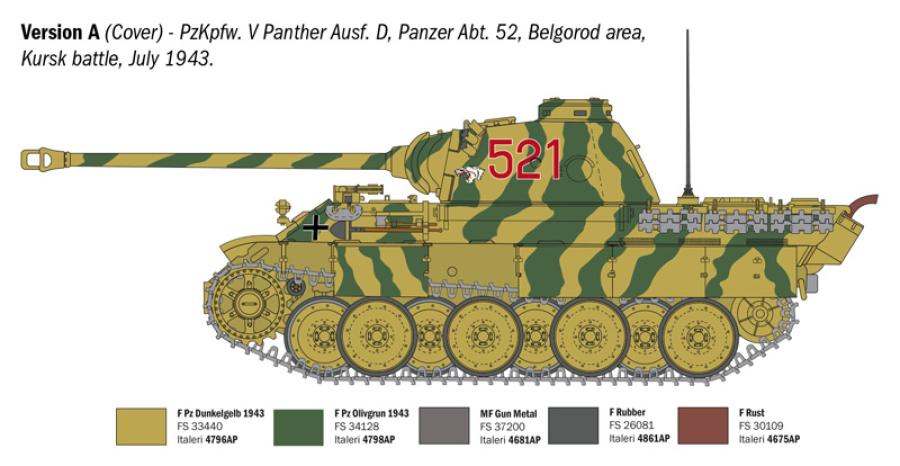 Italeri 1:35 Pz. Kpfw. V Panther Ausf. D
