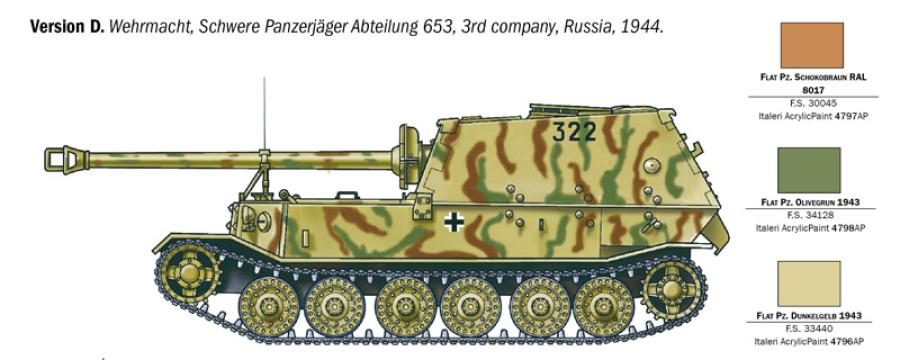 Italeri 1/35 Sd.Kfz.184 PanzerJager Elefant