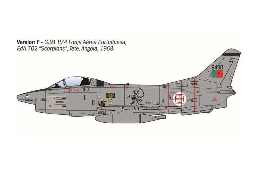 Italeri 1:48 Fiat G.91 R