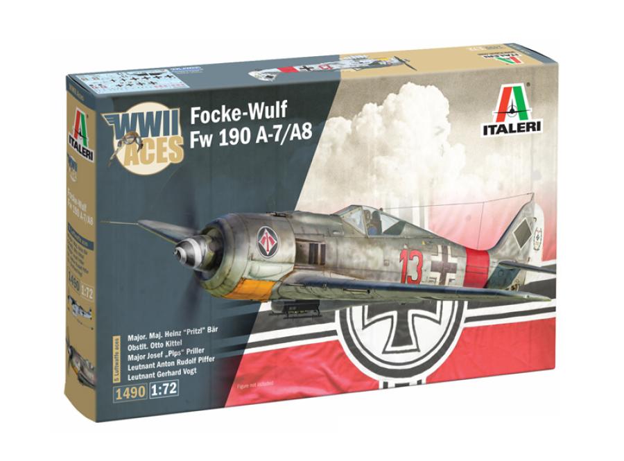 Italeri 1:72 Fw 190 A-7/A8, WWII Aces