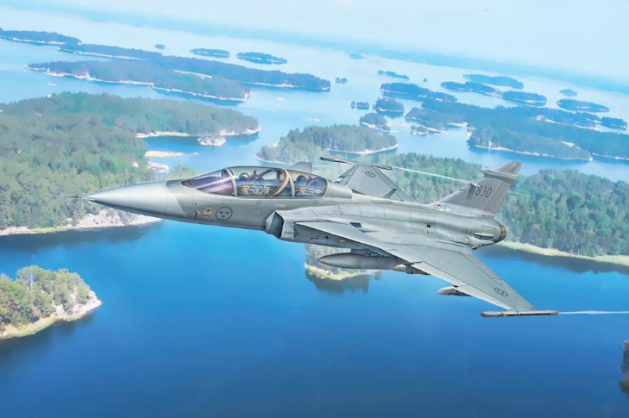 Italeri 1:72 JAS-39D Gripen twin seater