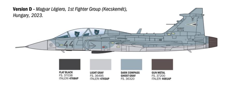 Italeri 1:72 JAS-39D Gripen twin seater