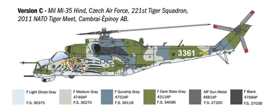 Italeri 1:72 Mil MI-24P / Mil MI-35P