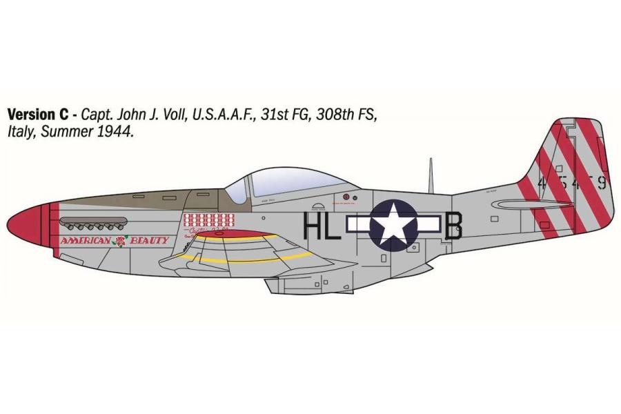 Italeri 1:72 P-51D Mustang Aces