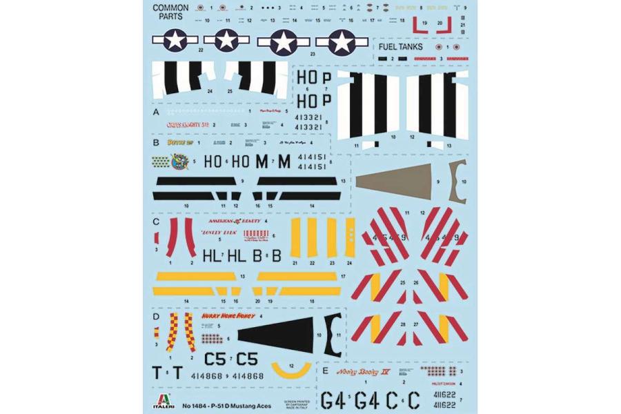 Italeri 1:72 P-51D Mustang Aces