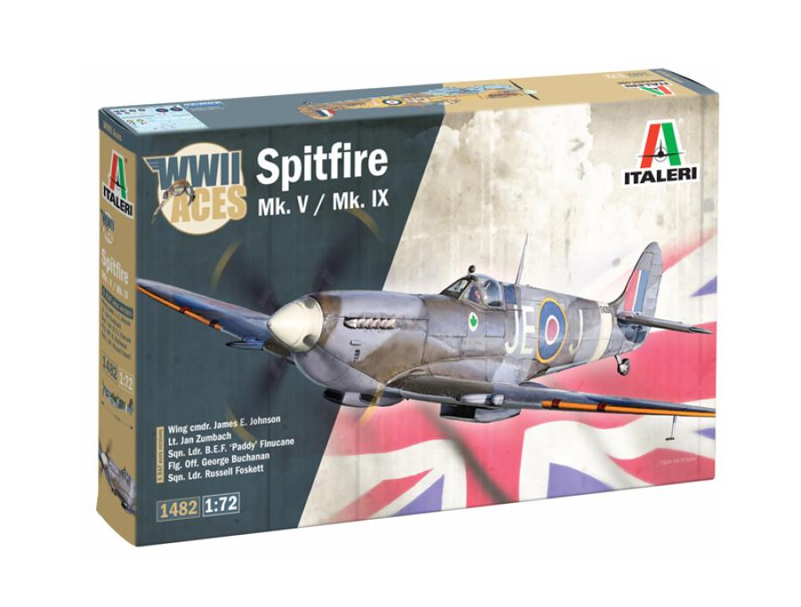 Italeri 1:72 Spitfire Mk.V /Mk.IX Aces